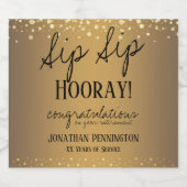 園園園遊星退職ワインラボ スパークリングワインラベル (シングルラベル)