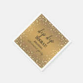 園園園遊星退職祝い スタンダードカクテルナプキン (角)