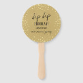 園園園遊星退職祝い ハンドファン (正面)