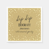 園園遊星引退用ナプキンス スタンダードカクテルナプキン (正面)