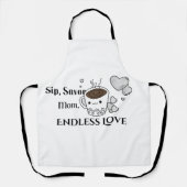 園母ママ無限の愛のエプロン、母の日の贈り物 エプロン (正面)