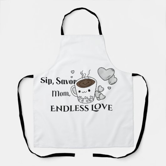 園母ママ無限の愛のエプロン、母の日の贈り物 エプロン (正面)