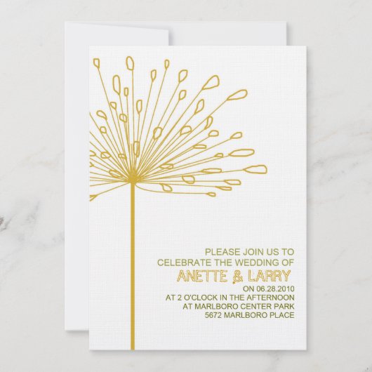 園浦 招待状 (正面)