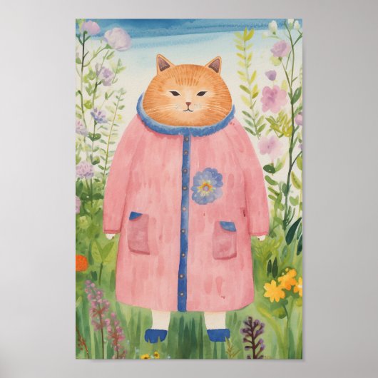 園猫 ポスター (正面)