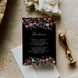 園色数々のの山花の結婚方角 エンクロージャーカード