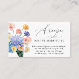 園花お持ちレシピ エンクロージャーカード