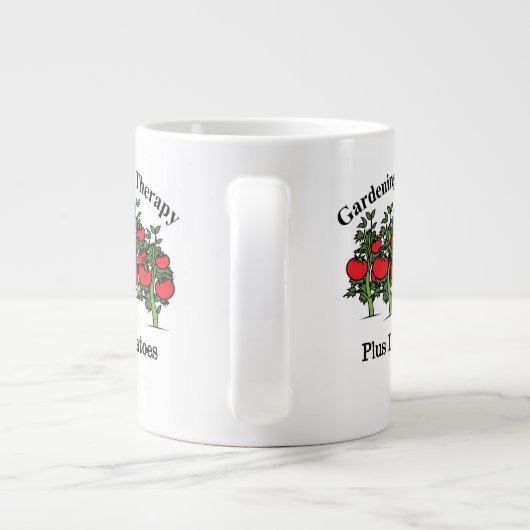 園芸おもしろいは私のセラピー ジャンボコーヒーマグカップ (裏面)