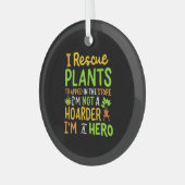 園芸おもしろい庭師 ガラスオーナメント (正面左)