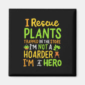 園芸おもしろい庭師 マグネット (正面)