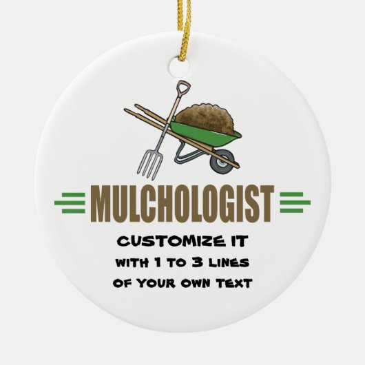 園芸おもしろい セラミックオーナメント (正面)