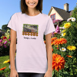 園芸かわいらし場庭園愛好家 Tシャツ<br><div class="desc">ガーデニングかわいらしプラント庭園愛好家パーソナルTシャツ。パーソナライズする独自の名前と文字を追加。</div>