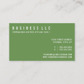 園芸くわの冗談 名刺 (裏面)