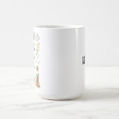 園芸と図書館引用文ひまわりハーブ コーヒーマグカップ (中央)