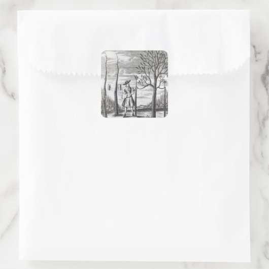 園芸と植物の病気 スクエアシール (バッグ)