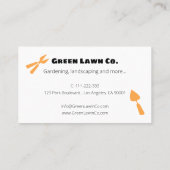 園芸と造園 名刺 (裏面)