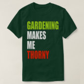 園芸に酔う Tシャツ (デザイン正面)