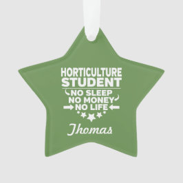 園芸の大学生No life or money オーナメント