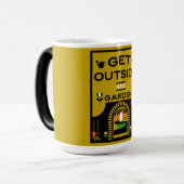 園芸の贈り物を外に出す モーフィングマグカップ (正面左)