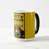 園芸の贈り物を外に出す モーフィングマグカップ (正面右)