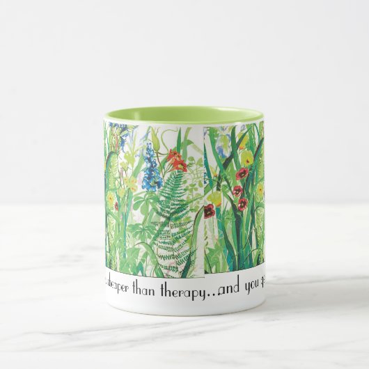 園芸はセラピーのマグより安いです マグカップ (中央)