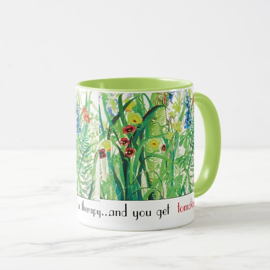 園芸はセラピーのマグより安いです マグカップ (正面右)