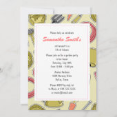 園芸をテーマにした退職パーティー 招待状 (裏面)