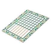 園芸ガーデンプラント割当プランナー計画 ノートパッド (アングル)