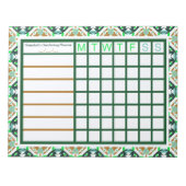 園芸ガーデンプラント割当プランナー計画 ノートパッド (正面)