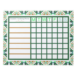 園芸ガーデンプラント割当プランナー計画 ノートパッド