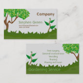 園芸サービス 名刺 (正面/裏面)