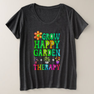 園芸セラピー プラスサイズTシャツ