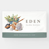 園芸ツール水彩庭園事業 横断幕 (横)