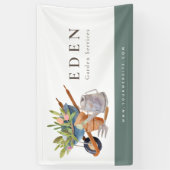 園芸ツール水彩庭園事業 横断幕 (縦)