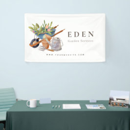 園芸ツール水彩庭園事業 横断幕