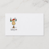 園芸ナットのTシャツおよびギフト 名刺 (裏面)