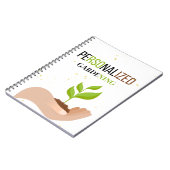 園芸パーソナライズされた手帳 ノートブック (左側)