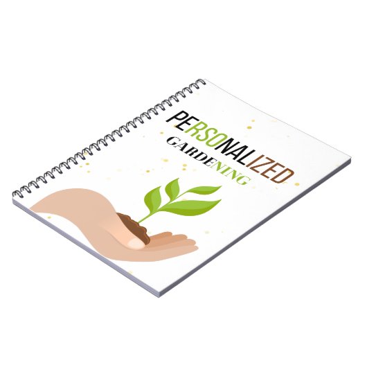 園芸パーソナライズされた手帳 ノートブック (左側)