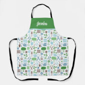 園芸パーソナライズされた模様エプロン エプロン (正面)