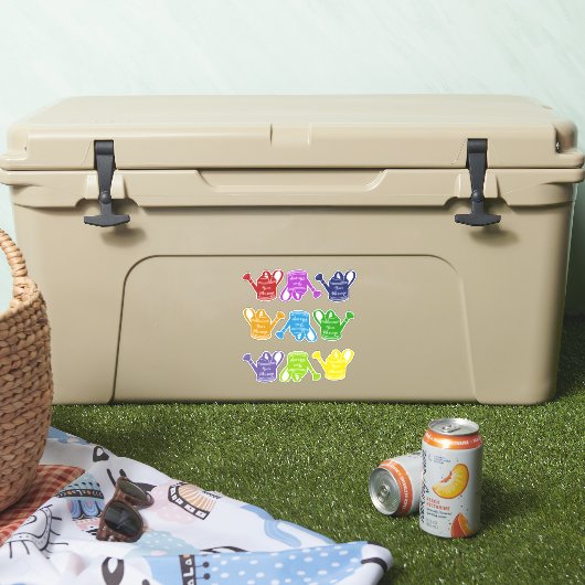 園芸パーソナライズされた用の散水缶シート シール (クーラー)