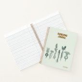 園芸パーソナライズされた雑誌 ノートブック (内部)