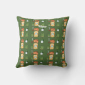 園芸ビジネスのカスタマイズ可能なおもしろい庭師 クッション (裏面)