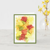 園芸ユーモアのあるの事実 カード (黄色い花)