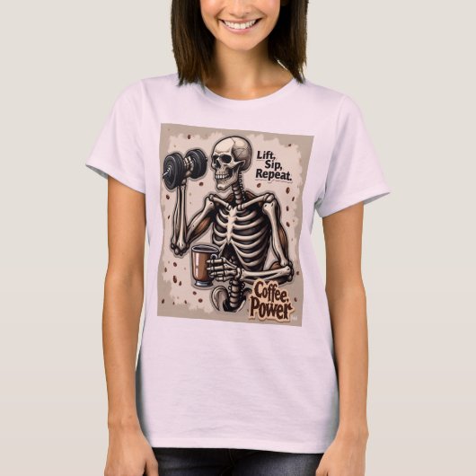 園芸リピーター女子 Tシャツ (正面)