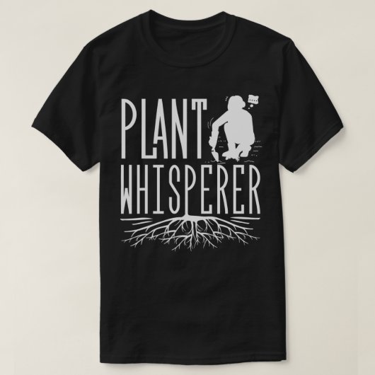 園芸園芸植物が生まれた園芸家 Tシャツ (デザイン正面)