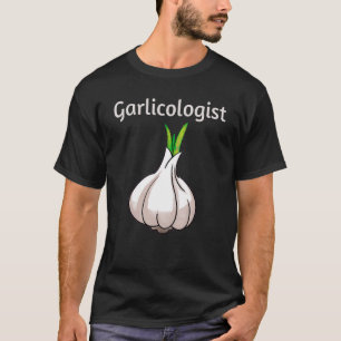園芸学者ニンニク調理師シェフ料理パン Tシャツ