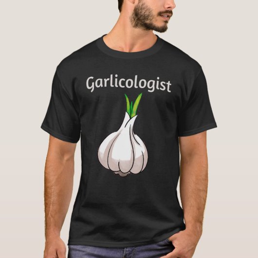 園芸学者ニンニク調理師シェフ料理パン Tシャツ (正面)