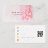 園芸家QRコードビジネスカード 名刺 (正面/裏面)