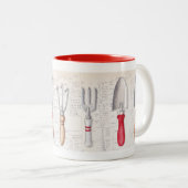 園芸工具のマグ ツートーンマグカップ (正面右)