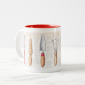 園芸工具のマグ ツートーンマグカップ (正面左)