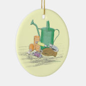 園芸工具の庭の芸術 セラミックオーナメント (右)